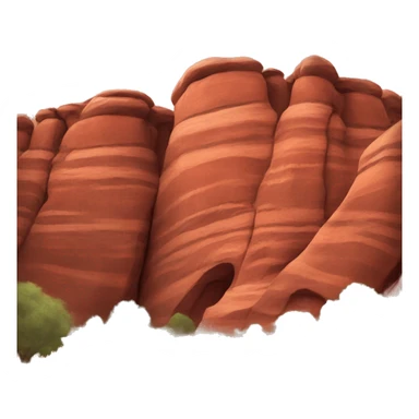 Sedona red rocks sticker