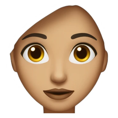 femme brune yeux noir en amande 38ans sticker