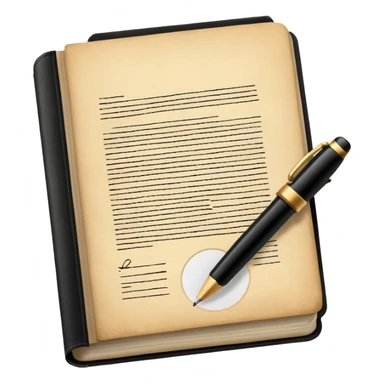 Courtroom Items, Legal Document – official case file or contract

 sticker