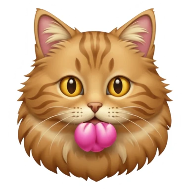Tan tabby cat sticker