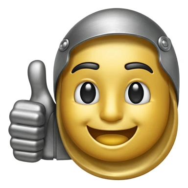 Please create a unique and uncommon thumbs-up emoji. The size should be 64x64 pixels. sticker
