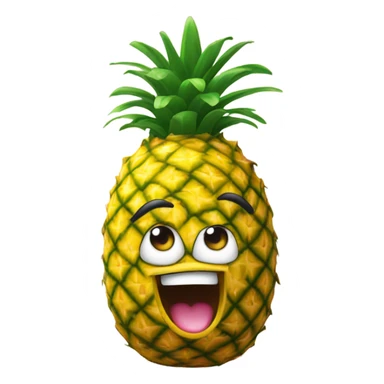 Upside down pineapple girl sticker