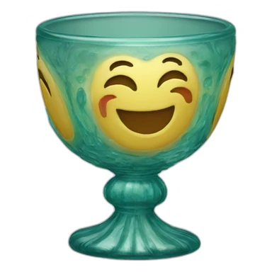 Venetian glass goblet  sticker