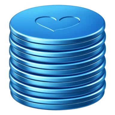 blue coins credit pack sticker