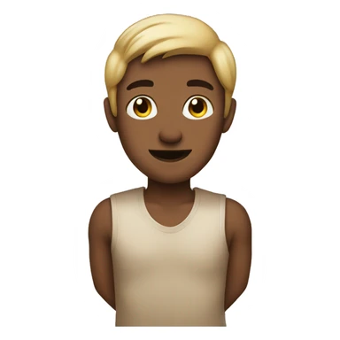 brown soft clean sticker