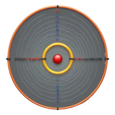 Magnetic field  sticker