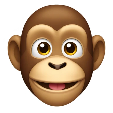Monkey showing thumb sticker