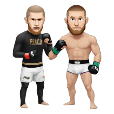 KHABIB NURMUGAMEDOV VS CONOR MCGREGOR sticker