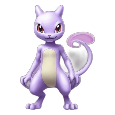 Mewtwo pokemon sticker
