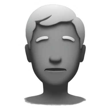 silhouette of untrustworthy person. sticker