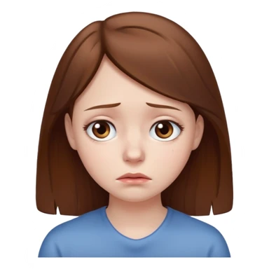 Sad girl sticker