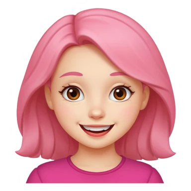 girl cartoon cute but naughty sticker