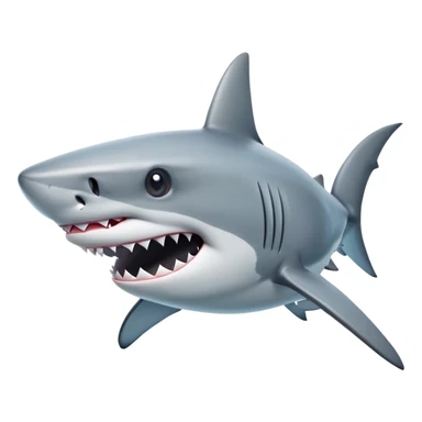 Sneaky shark  sticker