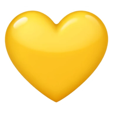 Baby yellow heart sticker