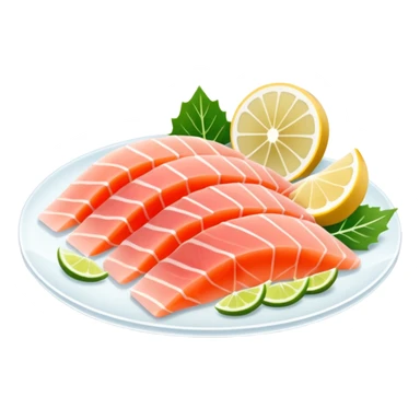 white-fleshed sashimi sticker