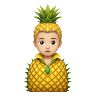 Kids in Fruit Clothes 
A child dressed as a pineapple with spiky yellow costume.



































 sticker