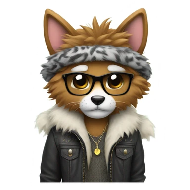 Anthro Animal Fursona Furry Edgy Cool Cute sticker