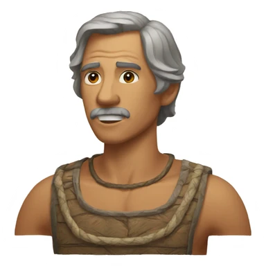 Dedo en la mandíbula sticker