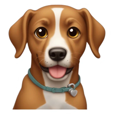 Cachorro caramelo latindo sticker