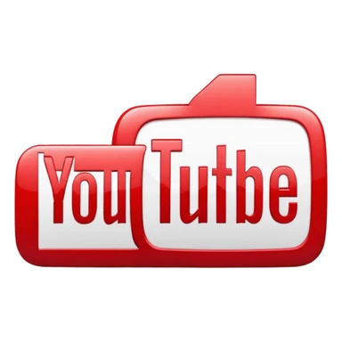 YouTube logo red sticker
