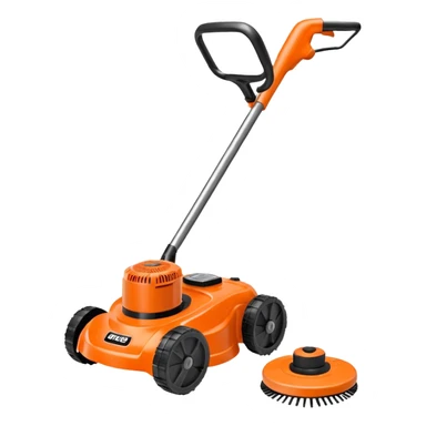 Echo lawn trimmer with orange more like the real thing  sticker