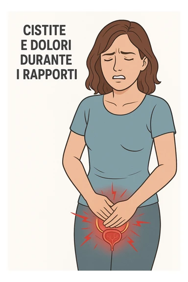 cistiti e dolori durante i rapporti. In italiano sticker