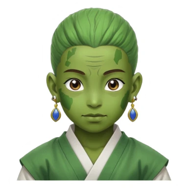 Dragon ball fusions Gohan + piccolo potara earrings = Gohanpiccolo vegito-syle sticker