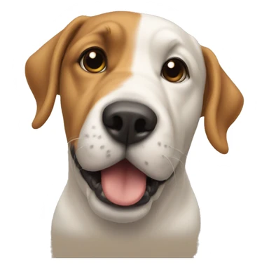 Dog on a other dog sticker