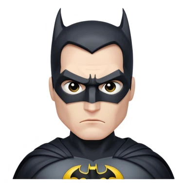 Batman looking serious sticker
