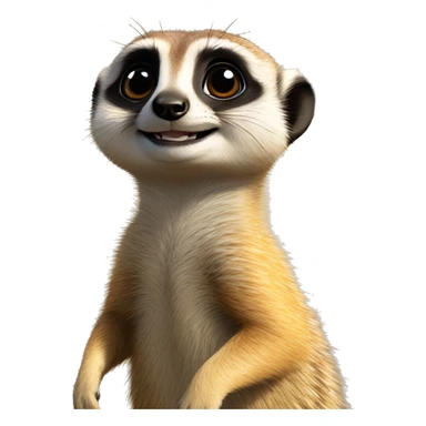 Meerkat does hello sticker