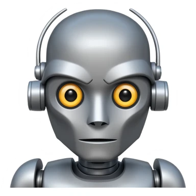robot thinking sticker