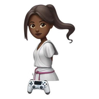 girl sith playstation 5 controller sticker