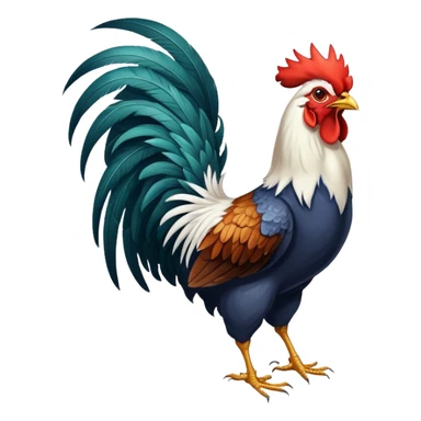 The Rooster Falcon sticker