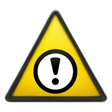 hazard sign  sticker