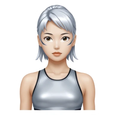 Russian sport glory silver sorayama sticker