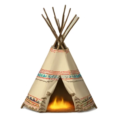 teepee sticker