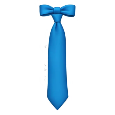 thin blue ties bow sticker