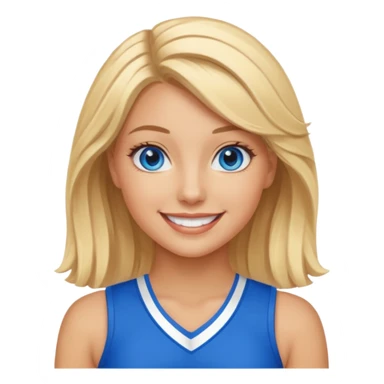 Blonde , blue eyes , Seattle , cheerleader sticker