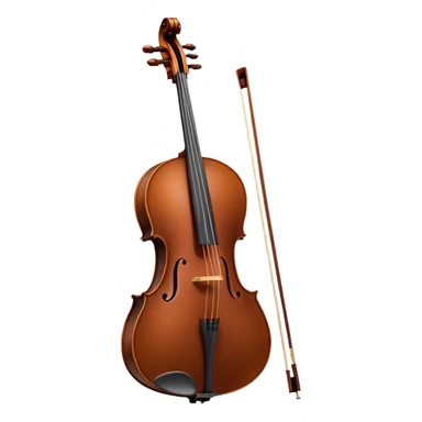 Cinematic Realistic Cello, deep brown polished wood, elegant f-holes curving gracefully, warm golden lighting creating depth, bow gently resting on the strings, glowing with the rich resonance of classical artistry. sticker