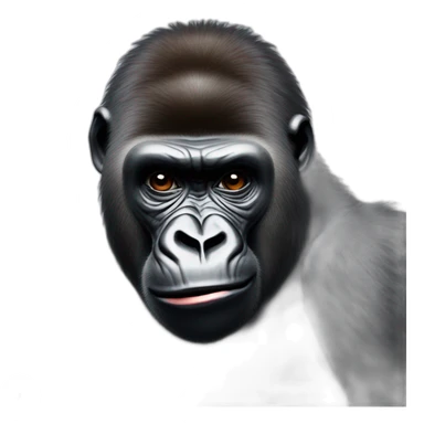 Gorilla with Mark Zuckerberg sticker