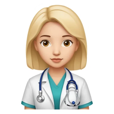 Girl doctor  sticker