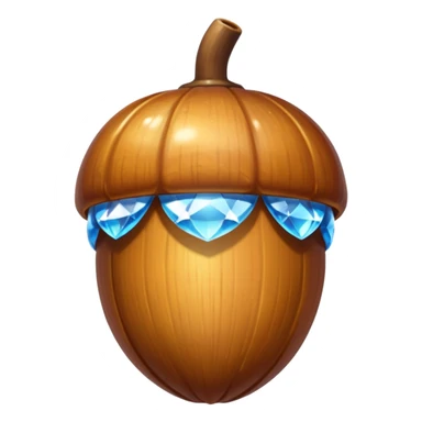 Chrystal acorn sticker