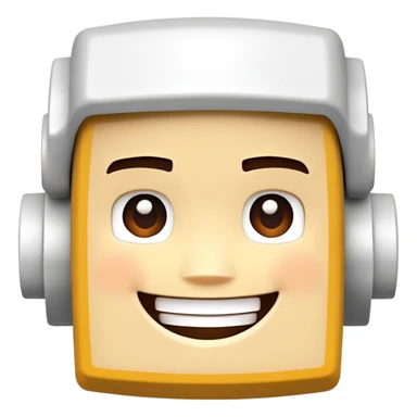 Roblox character with blocky body and smiling face sticker