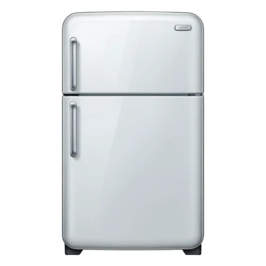 refrigerator emoji in style of aple sticker