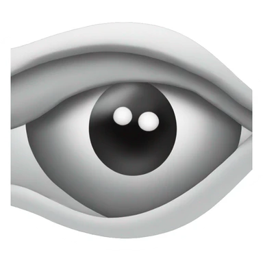 the outline of an eye but crossed thr sticker