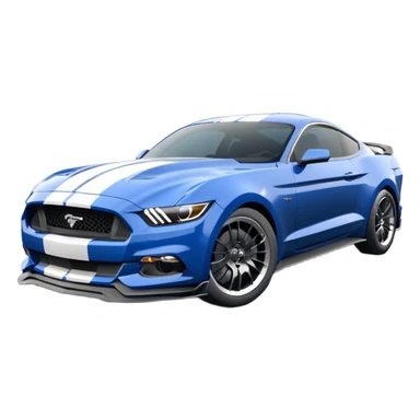 2016 blue with white stripes gt350 sticker