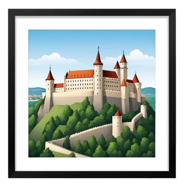 Castle bratislava sticker