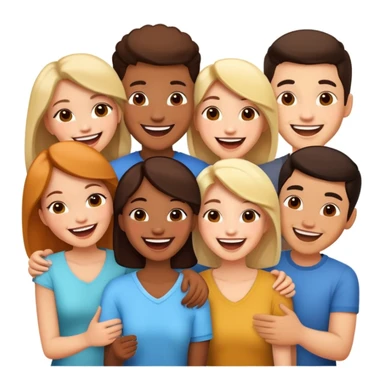 Grupo de amigos  sticker