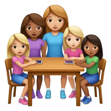 books club girls only under the table  sticker
