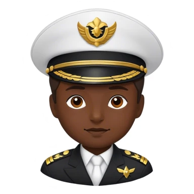captain hat sticker